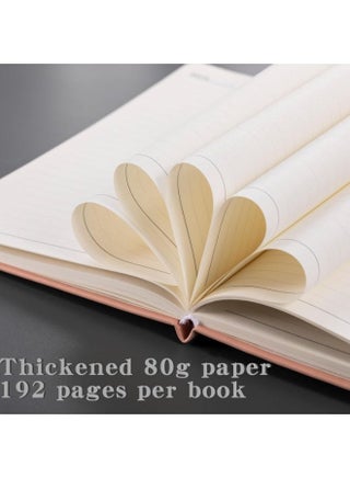 دفتر يوميات A5 متعدد الألوان - مجلة مسطرة فاخرة مع غلاف مقوى، ومخطط كتابة يومي ومنظم شخصي للمكتب والمدرسة وملاحظات الدراسة والعمل وتدوين اليوميات وقوائم المهام والكتابة الإبداعية والإنتاجية - view 5